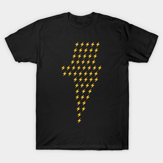 Lighting Bolt Strike T-Shirt by who_rajiv